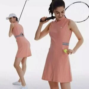 Balead Brand Laureate Coral Orange Athletic Dress Medium Golf Tennis Athleisure
